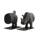 Arteriors - ATC11 - Bookends, Set of 2 - Etosha - Charcoal/Bronze