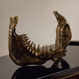 Arteriors - ASI23 - Sculpture - Mako - Antique Brass