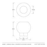 Arteriors - AVS16 - Outdoor Planter - Lorenzo - Matte Black