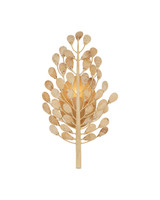 Currey and Company - 5900-0057 - One Light Wall Sconce - Maypan - Natural/Coco Cream