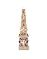 Currey and Company - 1200-1043 - Obelisk - Coquillage - Natural