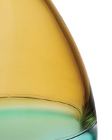 Currey and Company - 1200-1011 - Vase - Tapio - Aqua Blue/Amber/Green