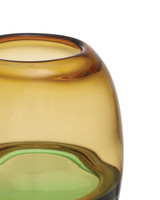 Currey and Company - 1200-1011 - Vase - Tapio - Aqua Blue/Amber/Green