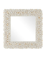 Currey and Company - 1000-0164 - Mirror - Piddock - White