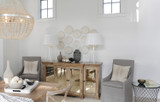 Currey and Company - 9202 - Three Light Chandelier - Chanteuse Collection - Silver Granello