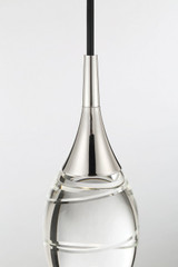 George Kovacs - P5592-613-L - LED Mini Pendant - Hail - Polished Nickel