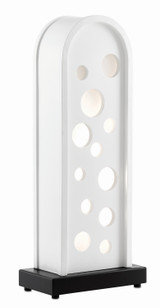 Currey and Company - 6000-0636 - One Light Table Lamp - Lapidus Collection - Sugar White/Satin Black
