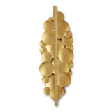 Currey and Company - 5000-0212 - One Light Wall Sconce - Lavengro Collection - Contemporary Gold Leaf