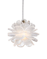Currey and Company - 9000-1268 - One Light Pendant - Clarity - Natural/Brass