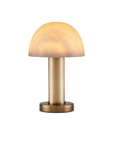Currey and Company - 6000-0989 - One Light Table Lamp - La Gravite - Natural/Brass