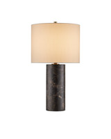 Currey and Company - 6000-0974 - One Light Table Lamp - Vespera - Coffee Brown/Antique Brass