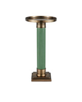 Currey and Company - 4000-0209 - Accent Table - Gavin - Green/Antique Brass