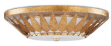 Currey and Company - 9999-0055 - LED Flush Mount - Floris - Autumn Gold/White