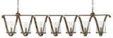 Currey and Company - 9000-0263 - Seven Light Chandelier - Maximus - Pyrite Bronze/Clear