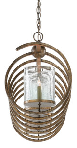 Currey and Company - 9000-0263 - Seven Light Chandelier - Maximus - Pyrite Bronze/Clear
