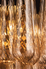 Corbett Lighting - 581-27-VGL - Five Light Chandelier - Milos - Vintage Gold Leaf