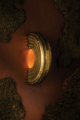 Corbett Lighting - 577-02-VB - Two Light Wall Sconce - Enko - Vintage Brass