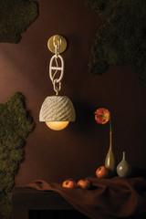 Corbett Lighting - 576-01-CPL - One Light Wall Sconce - Piasu - Champagne Leaf