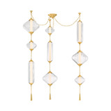Corbett Lighting - 545-56-VPB - LED Chandelier - Fiorello - Vintage Polished Brass
