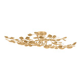 Corbett Lighting - 499-30-VGL - Eight Light Semi Flush Mount - Menorca - Vintage Gold Leaf
