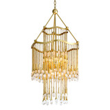 Corbett Lighting - 286-08-GL - Eight Light Chandelier - Kiara - Gold Leaf