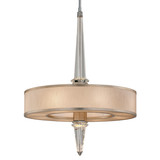Corbett Lighting - 166-48-WSL/SS - 18 Light Pendant - Harlow - Warm Silver Leaf