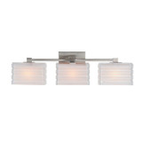 Varaluz - V67511BN - Three Light Bath Vanity - Sardinia - Brushed Nickel