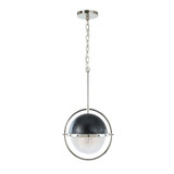 Varaluz - P67822PNZD - One Light Pendant - Coventry - Polished Nickel / Aged Iron