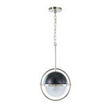 Varaluz - P67822PNZD - One Light Pendant - Coventry - Polished Nickel / Aged Iron