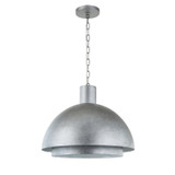 Varaluz - P66502WG - One Light Pendant - Birchton - Weathered Galvanized