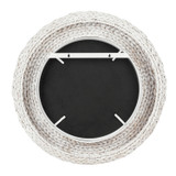 Varaluz - 457MI30MWW - Wall Mirror - Athena - Matte White/Whitewash Seagrass