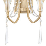 Varaluz - 270W02BK - Two Light Wall Sconce - Barcelona - Brass Kisser