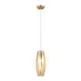 Varaluz - AC1070SG - One Light Pendant - Chroman Empire - Satin Gold