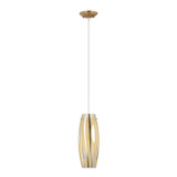 Varaluz - AC1070SG - One Light Pendant - Chroman Empire - Satin Gold