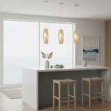 Varaluz - AC1070SG - One Light Pendant - Chroman Empire - Satin Gold