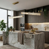Varaluz - 578N37SG - LED Pendant - Golden Ratio - Satin Gold