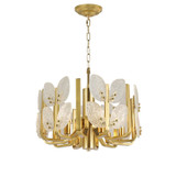 Varaluz - 577C06SB - Six Light Chandelier - Brass Tax - Satin Brass