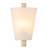 Varaluz - 576W01BG - One Light Wall Sconce - Rockford - Brontourage/Travartine