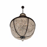 Varaluz - 573P12BLK - 12 Light Pendant - Crystal Baller - Heritage Black
