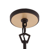 Varaluz - 570F04DBFG - Four Light Foyer Pendant - Aristocrat - Dark Bronze / French Gold