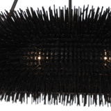 Varaluz - 569P06BL - Six Light Pendant - Urchin - Black