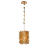 Varaluz - 569M01GO - One Light Pendant - Urchin - Gold