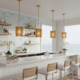 Varaluz - 569M01GO - One Light Pendant - Urchin - Gold