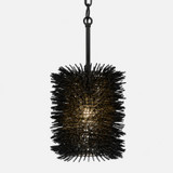 Varaluz - 569M01BL - One Light Pendant - Urchin - Black