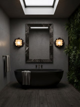 Varaluz - 567W01DBFG - One Light Wall or Flush Mount - Botanic Panic - Dark Bronze / French Gold