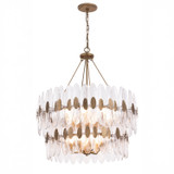 Varaluz - 557P14HG - 14 Light Pendant - Aurora - Havana Gold
