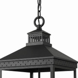 Varaluz - 547P04LAZNCATB - Four Light Pendant - Midnight Manor - Blackened Zinc/Antique Bronze