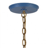 Varaluz - 536M01FBBRZ - One Light Pendant - Brasserie - French Blue/Heritage Bronze