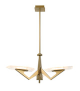 Varaluz - 530P03BK - LED Pendant - Down the Wrong Path - Brass Kisser