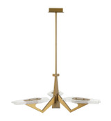 Varaluz - 530P03BK - LED Pendant - Down the Wrong Path - Brass Kisser